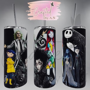Tim Burton 20oz Tumbler Wrap