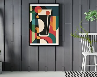 Bauhaus Guinness - Vibrant Wall Art Poster