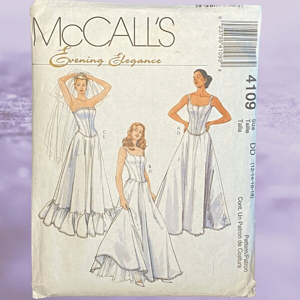 McCall's Misses'/Miss Petite Lined Tops and Petticoats Sewing Pattern 4109, Uncut, Out of Print