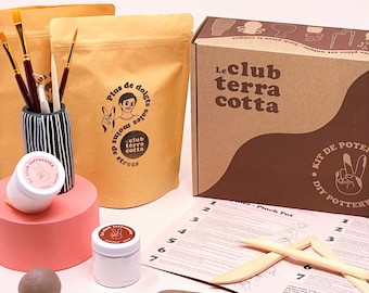 Adult clay kit | Start pottery at home | Perfect gift for a mindful activity