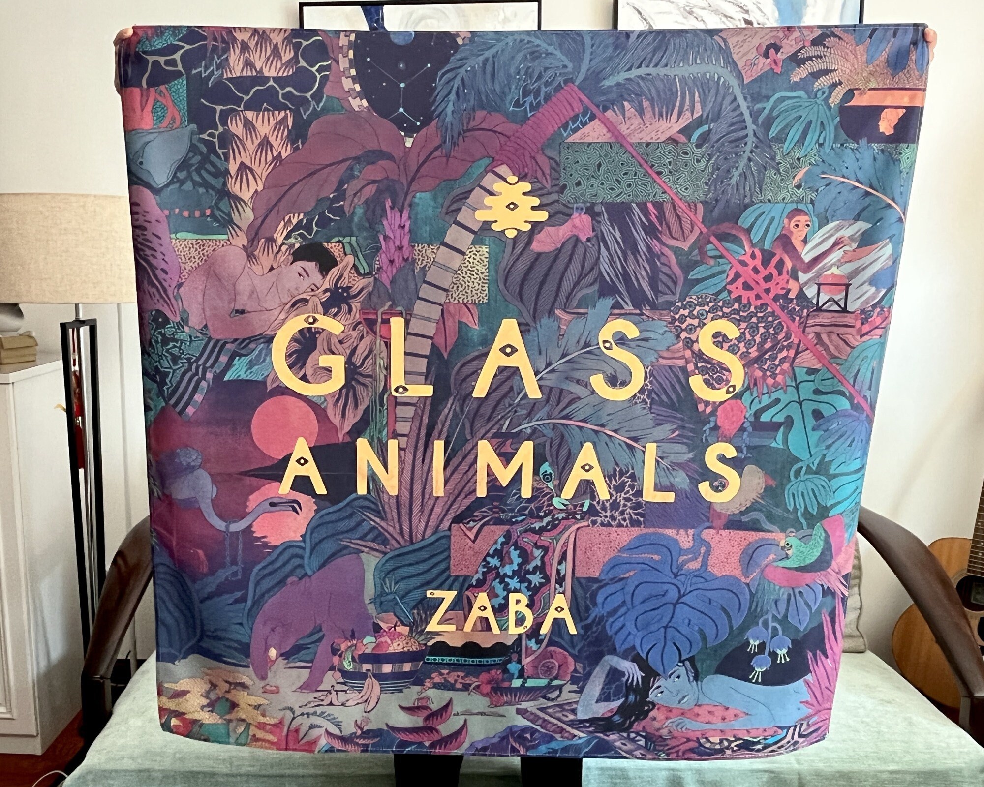 Glass Animals Zaba Tapestry 40x40'' English Rock Band - Etsy Glass Animals Zaba Tapestry 40x40'' English Rock Band - Etsy