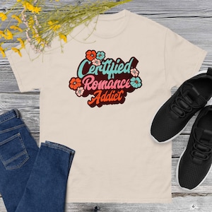 Romance Book Lover Shirt BookTok Tee for Readers Cozy Feminine T-Shirt Cute Book Club Gift Pastel Cottagecore Bookish Top