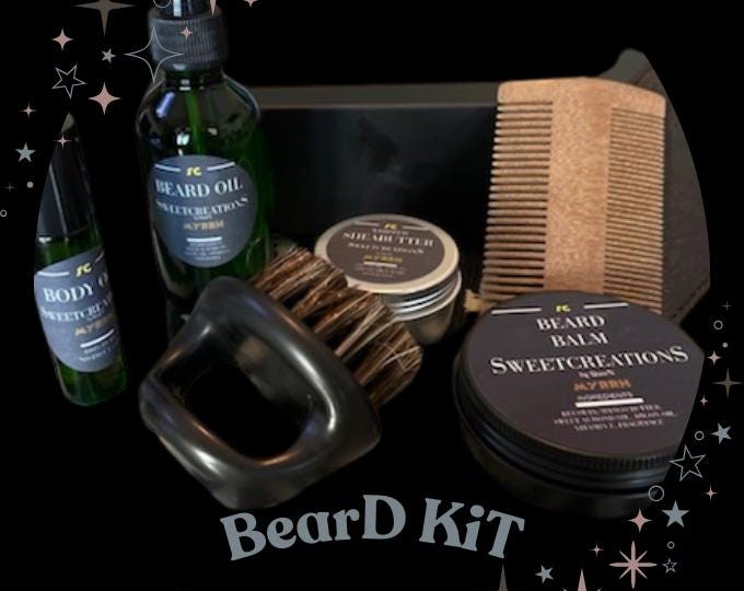 Oil and Balm Beard Grooming Set