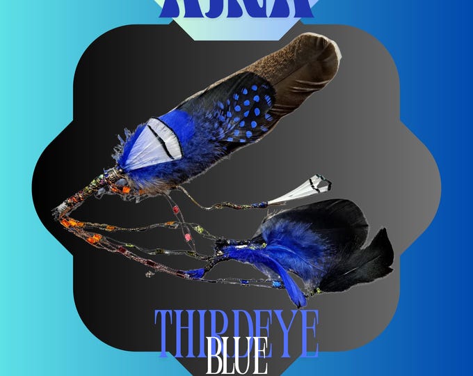 Feathers (blue)