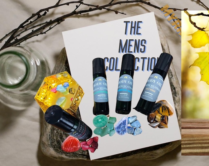 All Natural Body Oil Collection for men