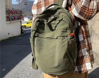 etsy canvas backpack