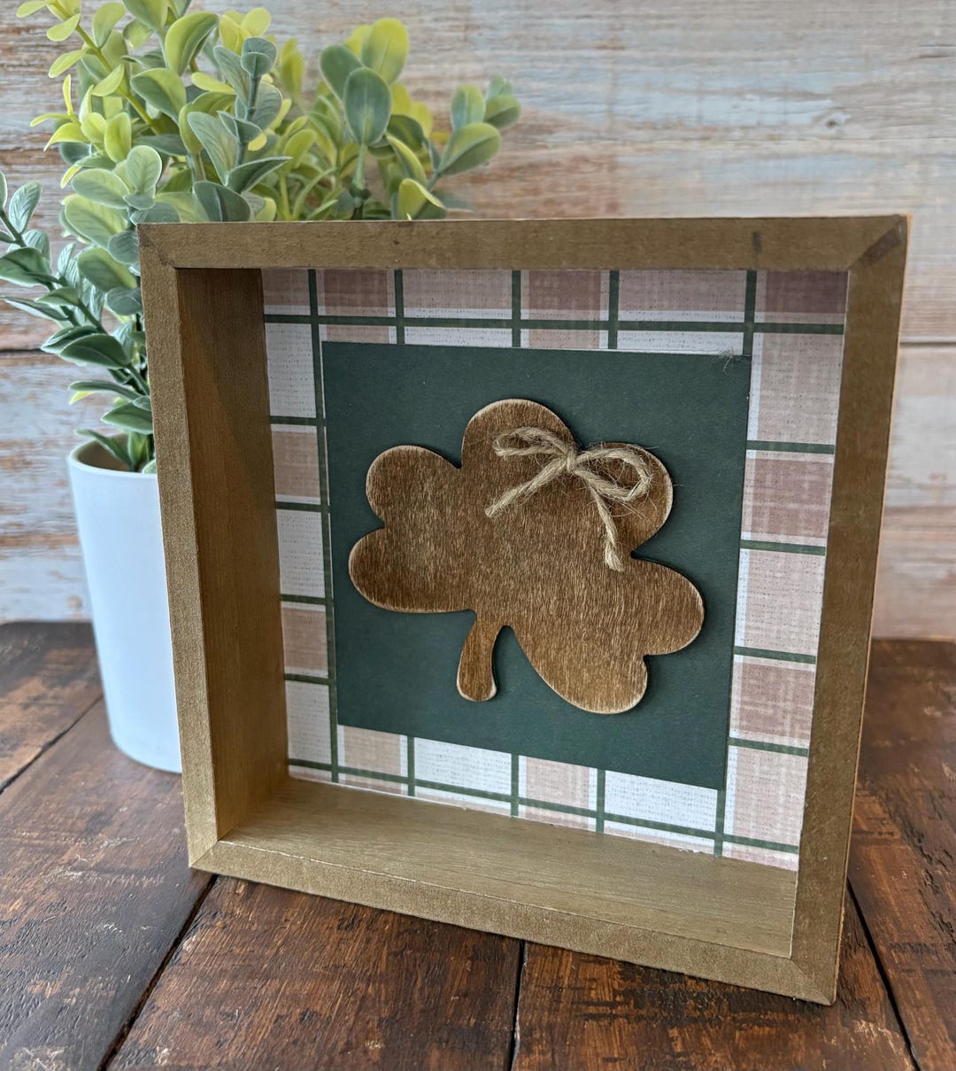Rustic Wood Shamrock Sign, St. Patrick’s Day Decor - Etsy