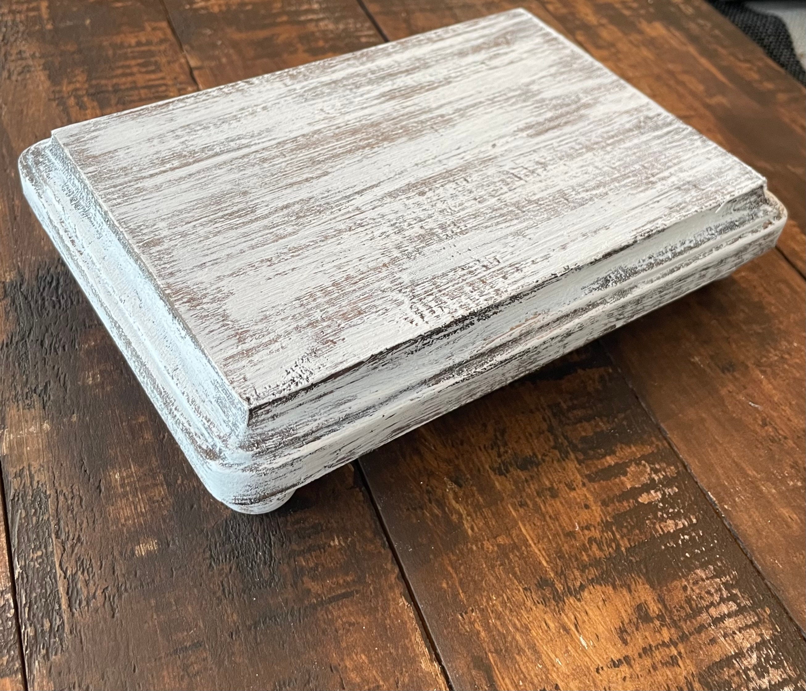 Wood Riser Display Stand 5 X 7 Rectangle Etsy