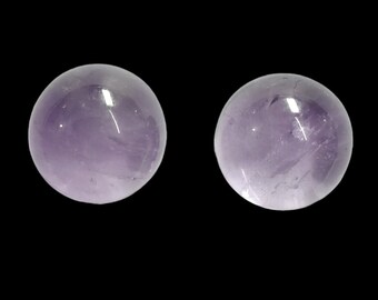 Amethyst Cab Round 10mm Approximately 4.30 Carat (1 pc wt), February Birthstone, Lilac Color, Sobriety Stone , African Amethyst, For Jewelry