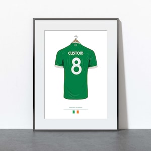 Personalised Republic of Ireland Home Jersey
