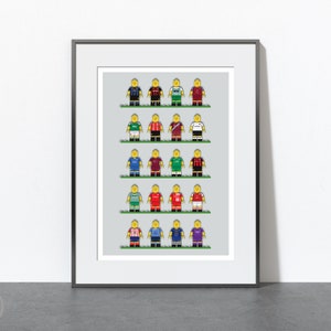 2023 League of Ireland - Lego Figures Print