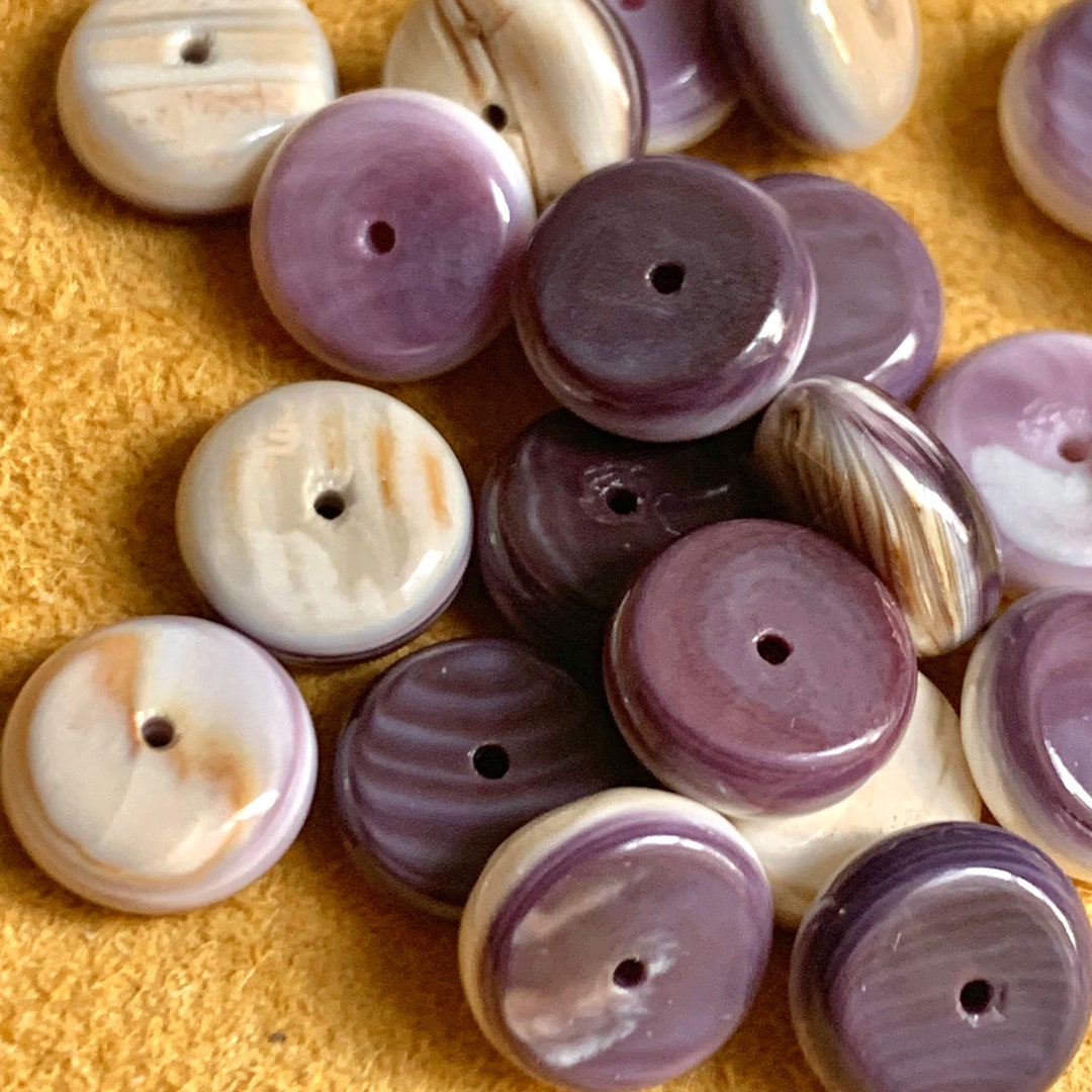 Authentic Wampum Beads From America Handcrafted Native Etsy