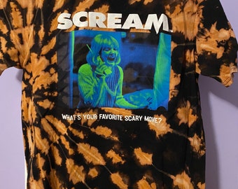 Scream Bleach Dyed T-Shirt