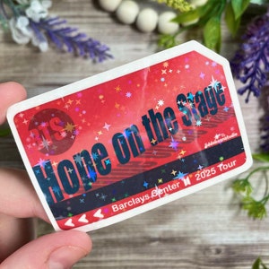 Tarjeta de MTA Hope on the Stage / Calcomanía de J-Hope / Calcomanía de gira de J-Hope / Calcomanía de tarjeta de metro / Calcomanía de NYC / Calcomanía de matrícula