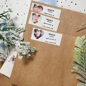 Etiquetas de dirección PERSONALIZADAS / Etiquetas de dirección K-pop / Etiquetas de dirección personalizadas / Etiquetas adhesivas de dirección para sobres / Etiquetas de correo