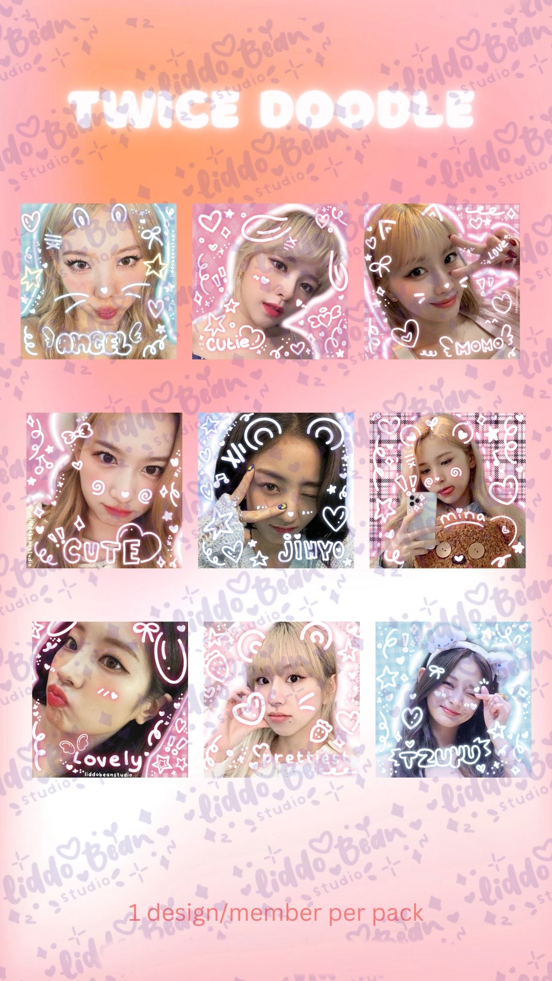 TWICE Kpop Mail Sticker 12pack 24 Pack Happy Mail Sticker Kpop Stickers  Trading TWICE Stickers Custom Stickers for Mail 