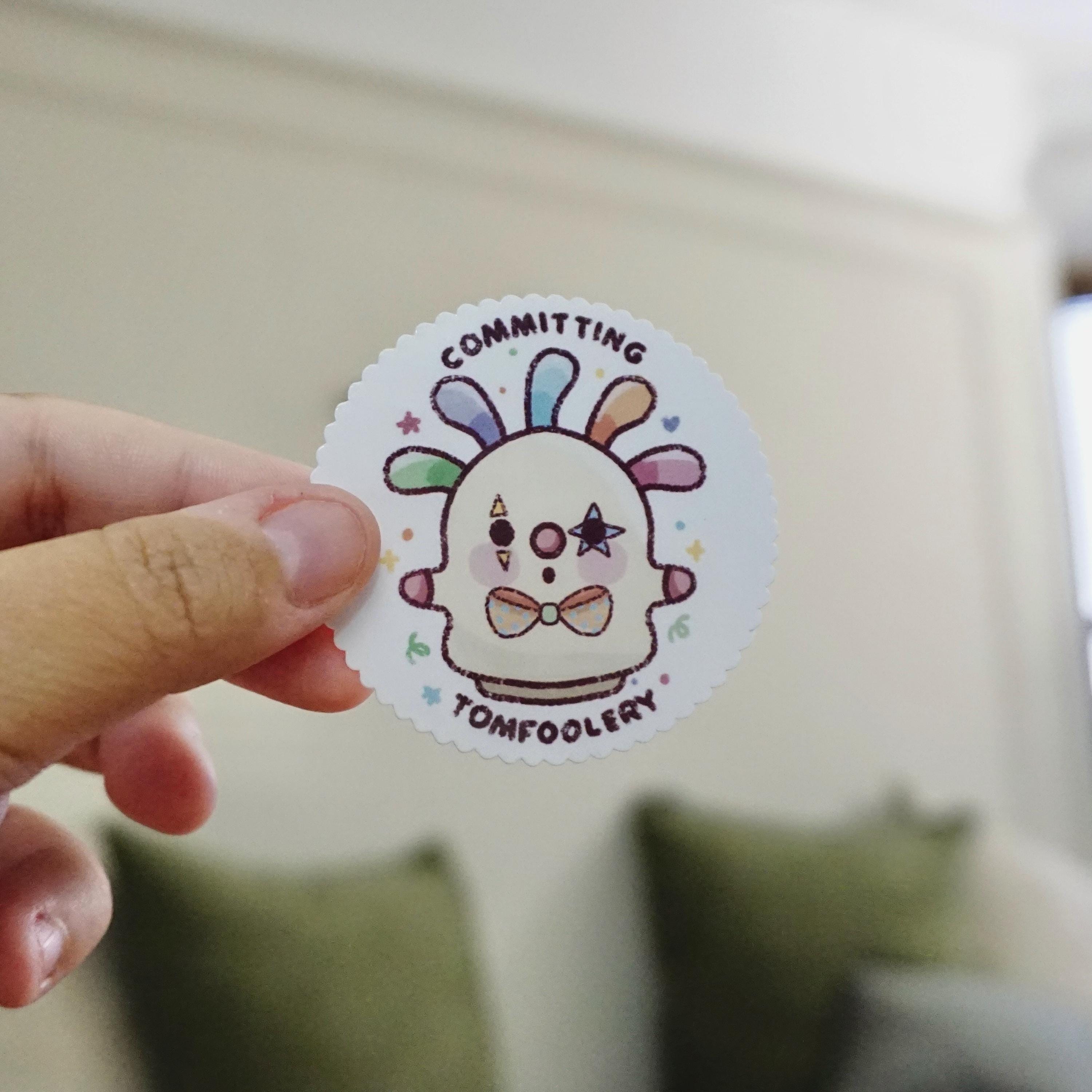 Gyroid Stickers Tomfoolery Sticker | ACNH Gyroid Clown - Etsy