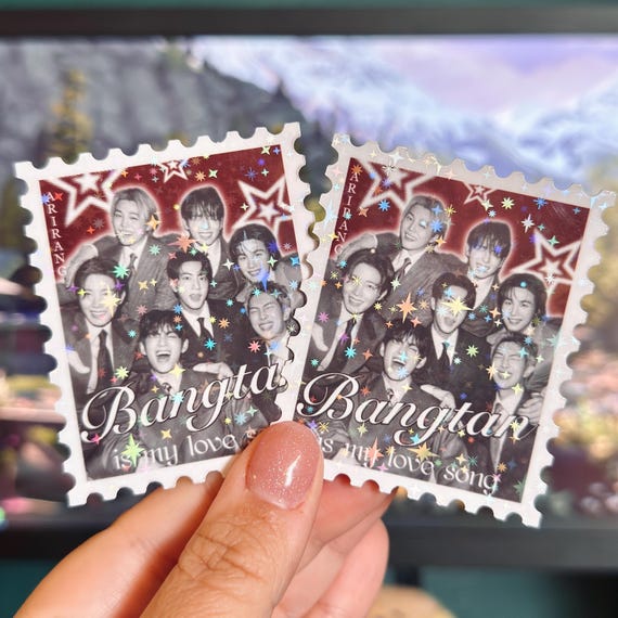 My Love Song Stamp Sticker | Tannies OT7 Sticker | Kpop Sticker | Sticker Bundle