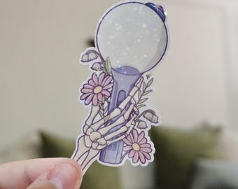 OT7 Skeleton Lightstick ARMY Sticker | Kpop | Tannies Purple Kpop Band Group