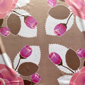 Foulard Carré GALIMARD 58x58 Cm En Polyester - Multicolore à Motif Fleuri Géométrique - Neuf Sans étiquette - Accessoire élégant Pour Femme