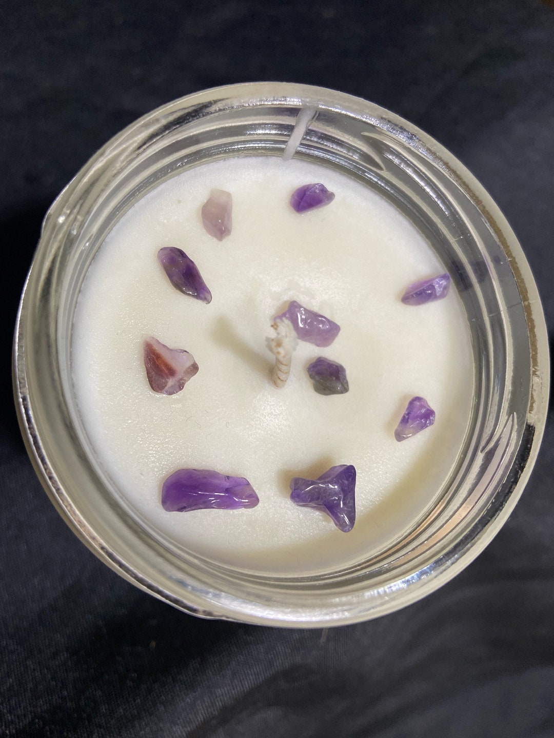 Crystal Energy Candles, Naturally Scented Candles, Relaxation Candles