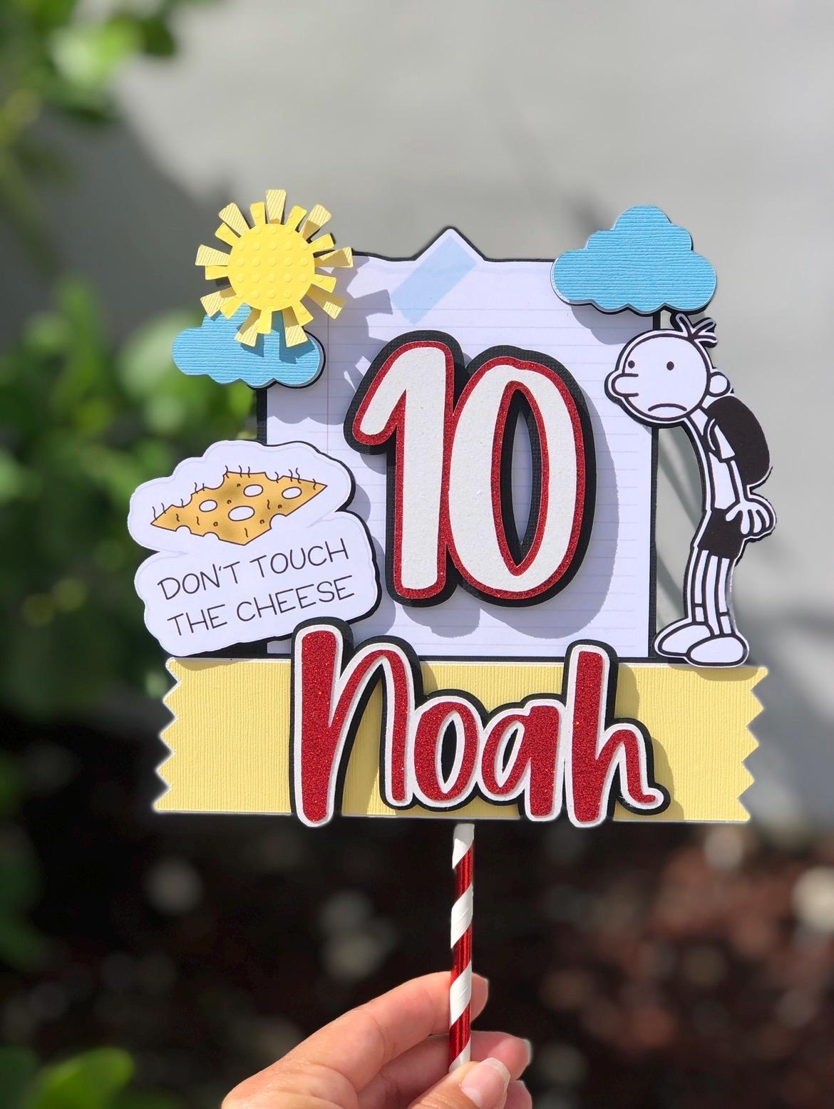 Diary of Wimpy Kid Cake Topper | Book Lover Cake Topper - Etsy