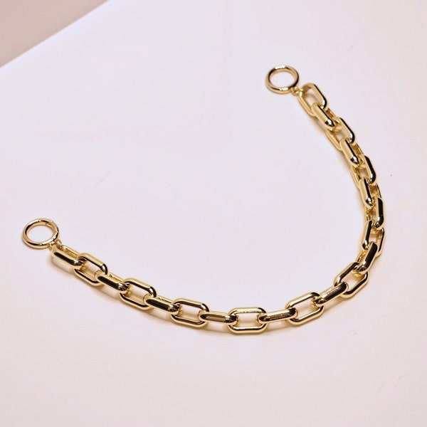 Top Handle | Shoulder Chain | Purse Strap | 18k Gold Plated | Chunky O | OnTheBag Accessories