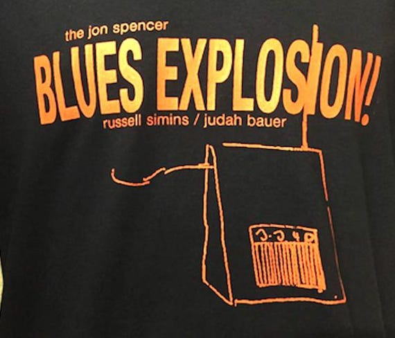 JON SPENCER BLUES EXPLOSION Tシャツ Jon Spencer Blues Explosion Music Navy Blue T Shirt - Etsy