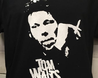Tom Waits Tshirt - Etsy UK
