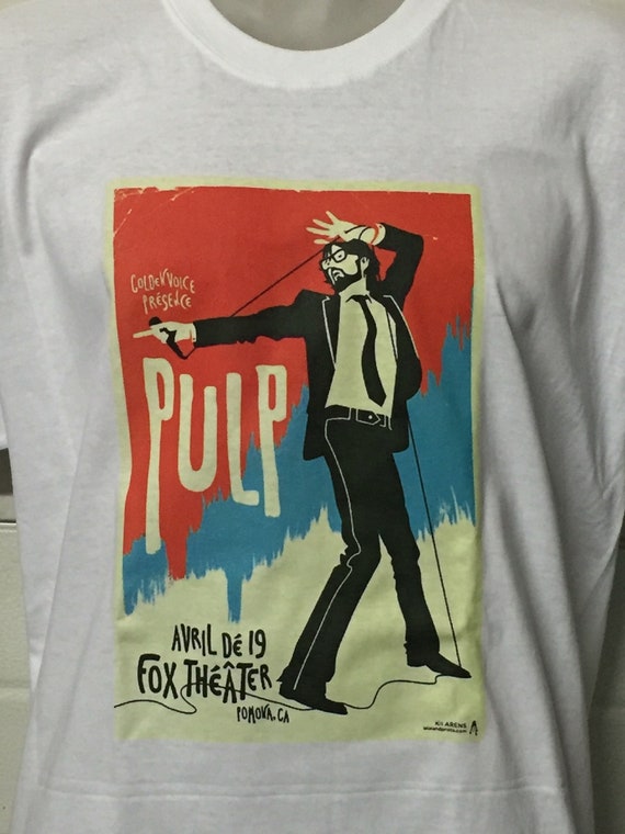 Pulp Jarvis Cocker Fox Theater Music T Shirt Etsy Hong Kong