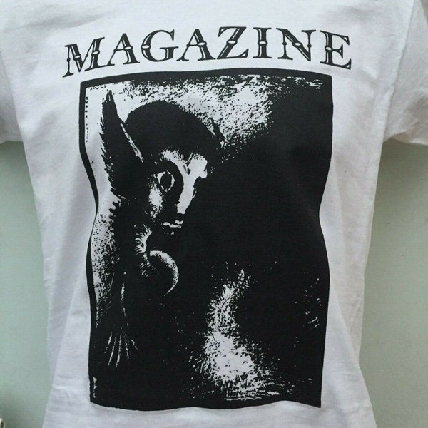 Magazine band rock punk music t shirt