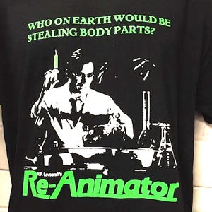 Maglietta a maniche corte del film horror Re-Animator