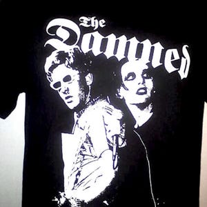 The Damned live at the Marquee music band short or long sleeve t shirt