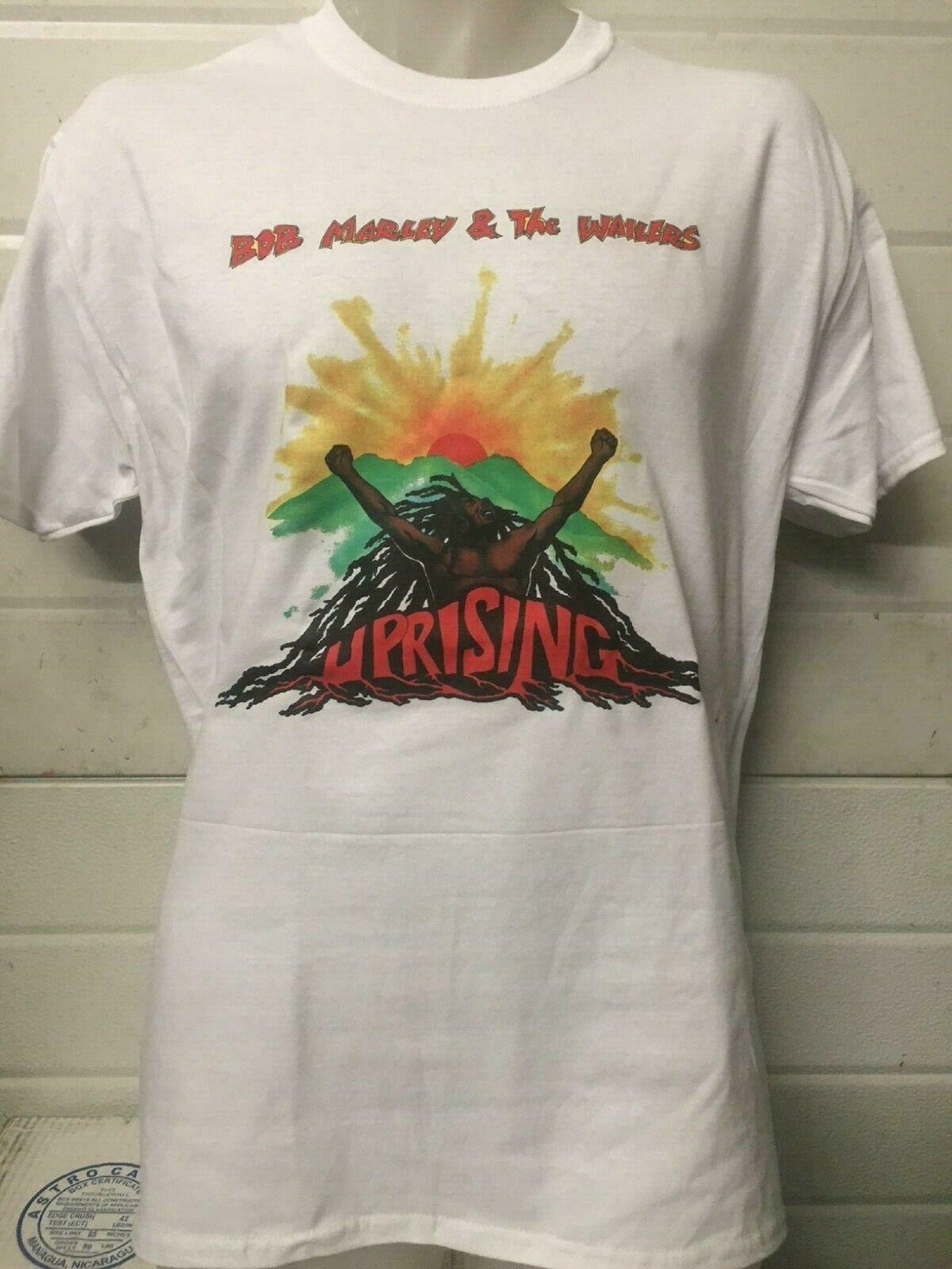 Bob Marley Uprising Band Reggae Music T 