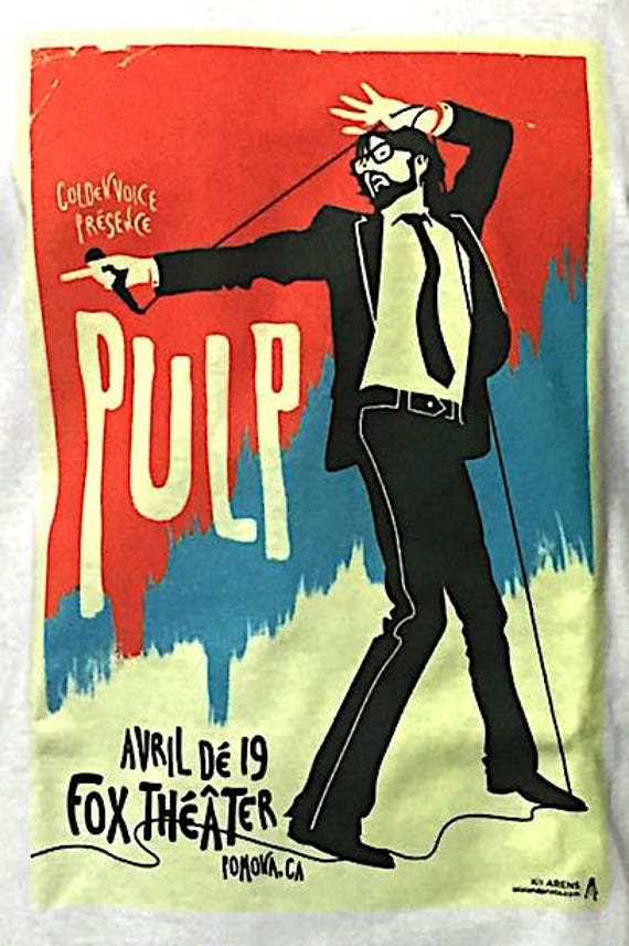 Pulp - Jarvis Cocker - Fox Theater - T Shirt - Etsy