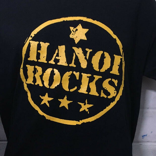 Hanoi Rocks Logo band music t shirt