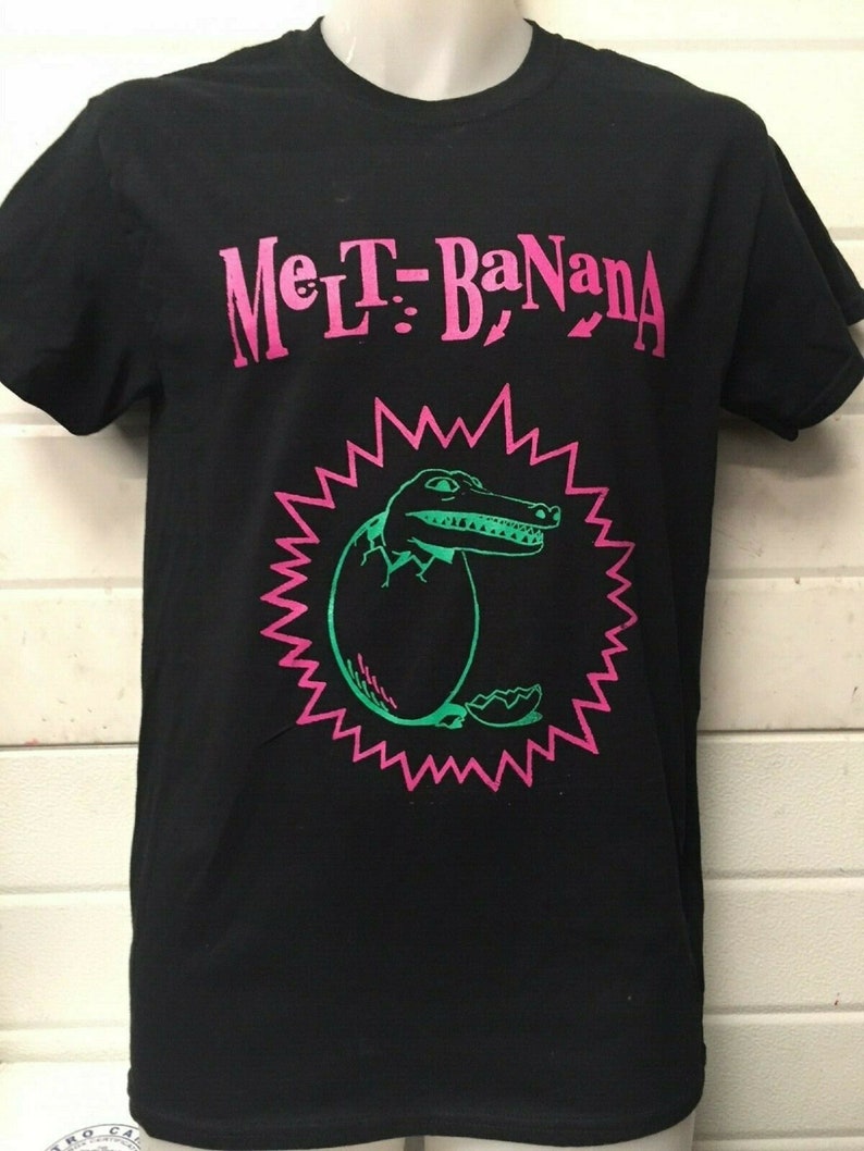 Melt Banana Japanese noise rock band music t shirt image 1