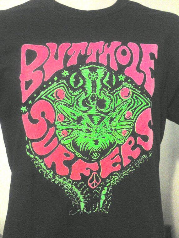 Felpa Con Cappuccio Butthole Surfers &ndash; Unisex, Nera, Taglie S-4XL, VN1199