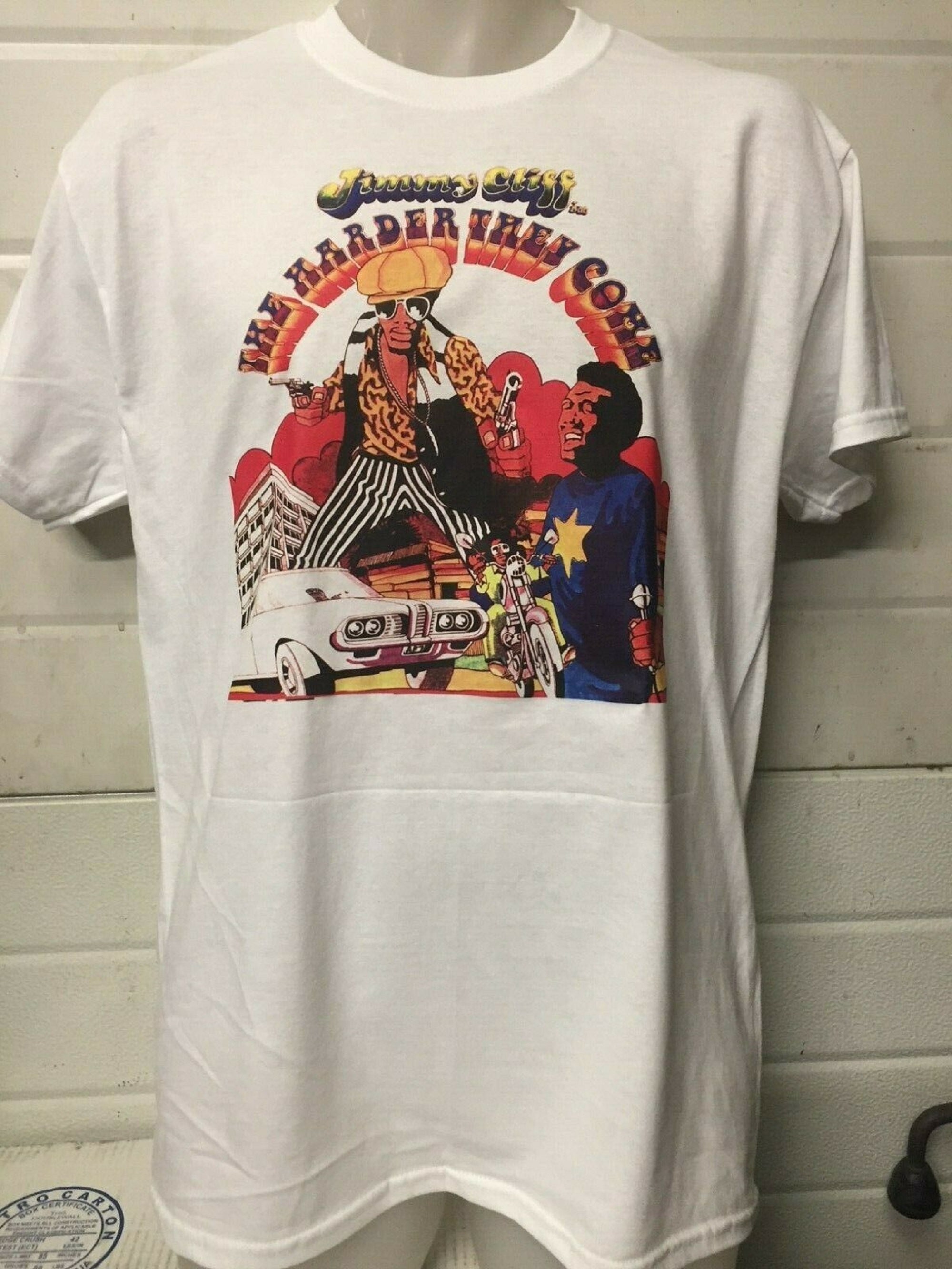 Discover Jimmy Cliff the harder they come music film  t shirt