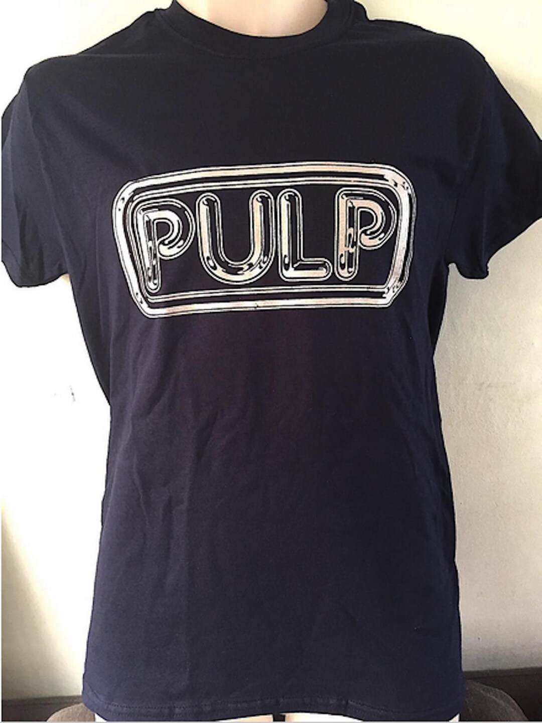 Pulp - Logo Band Music Short or Long Sleeve Navy Blue T Shirt - Etsy