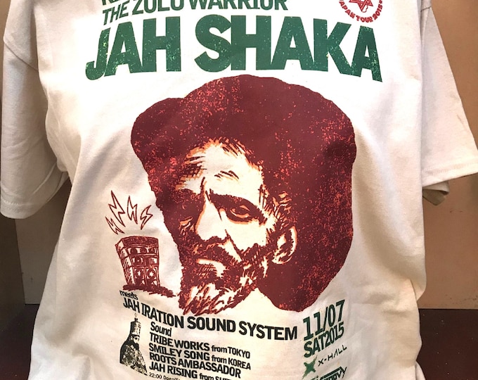 Jah Shaka - Zulu sound system - t shirt
