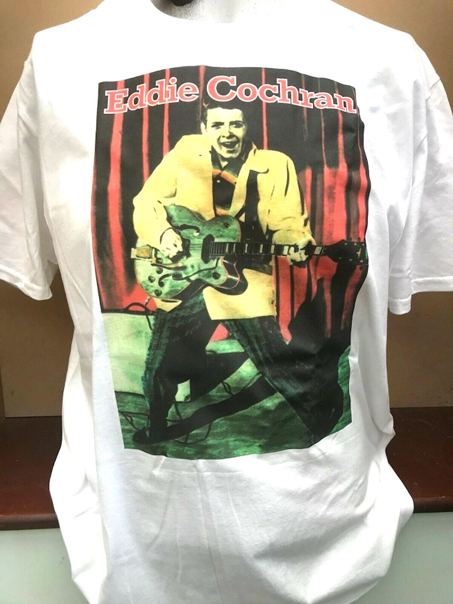 T-Shirt Homme Eddie Cochran 'One In The City' - 100% Coton Biologique, Coupe Regular, Manches Courtes