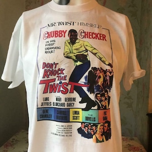 Chubby Checker dont knock the twist rock & roll music t shirt