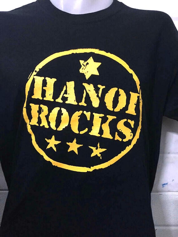 Hanoi Rocks - Logo - Short or Long Sleeve T Shirt Band Music - Etsy