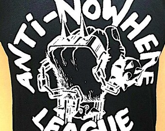 Anti Nowhere league music band short or long sleeve t shirt