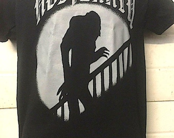 Nosferatu horror film vampire movie black t shirt