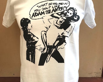 Adam and the Ants-"What do you mean ..... " music t shirt