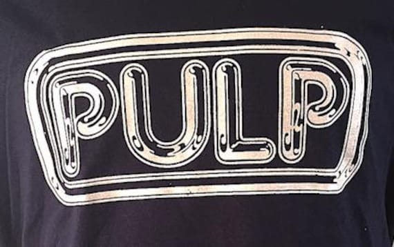 Pulp - Logo Band Music Short or Long Sleeve Navy Blue T Shirt - Etsy