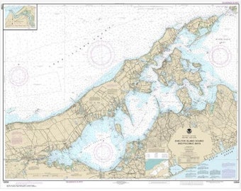 NOAA Chart – New York Long Island, Shelter Island Sound and Peconic Bays; Mattituck Inlet – 12358