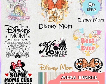 Disney Mom Bundle Svg, Family Vacation Svg, Mouse Mom Svg, Family Trip Svg, Magical Kingdom, Mothers Day Svg